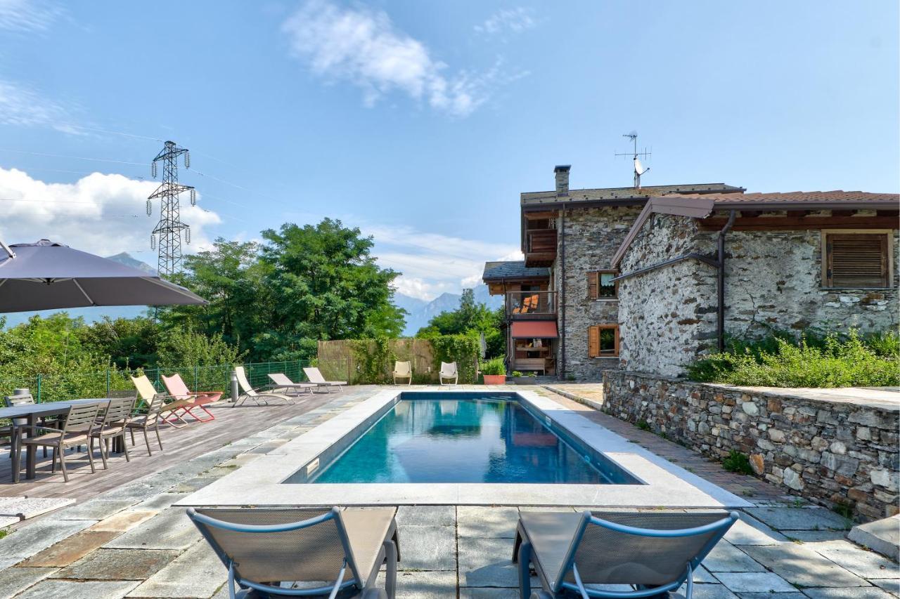 Chalet Con Piscina E Vista Panoramica Colico Extérieur photo