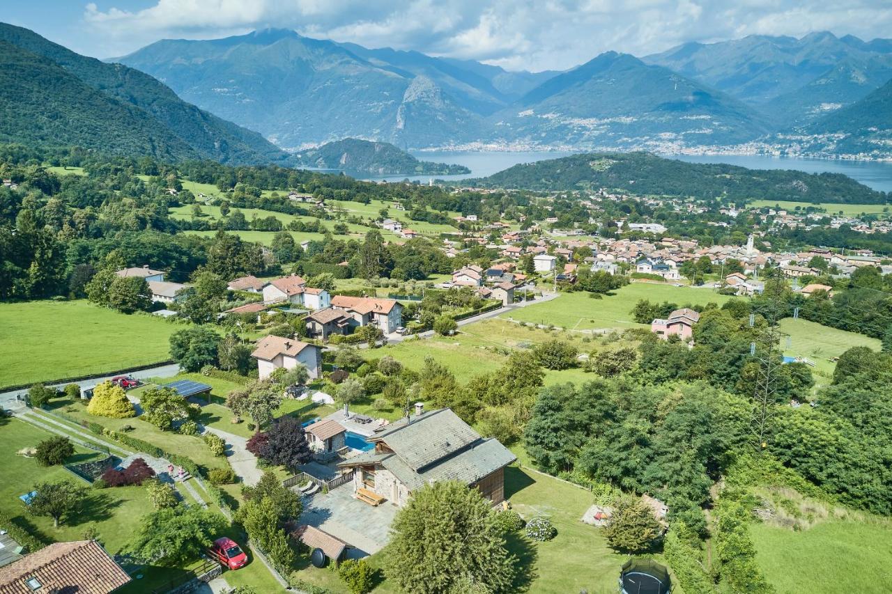 Chalet Con Piscina E Vista Panoramica Colico Extérieur photo