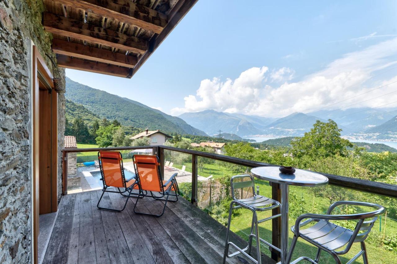 Chalet Con Piscina E Vista Panoramica Colico Extérieur photo